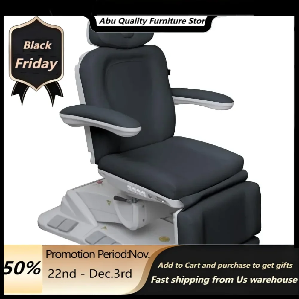 Pedicure Chair. Medi Spa, And Procedure Chair Gray  120° Rotation  Built-in Foot Control  Medical Microfibe22.75D x34W x 22.75H