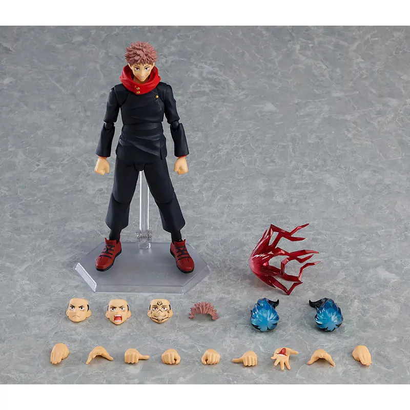 

In Stock Original Bandai Max Factory Anime Figurine Figma 550 YUJI ITADORI Jujutsukaisen PVC Action Figure Collect Model Toys