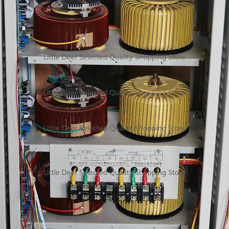 

Three -Phase Servo Motor Stabilizer 220v 380v 415v Avr 30kva 50kva 60kva Industrial Stabilizer SBW-H-30KVA
