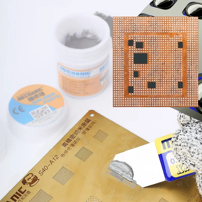MECHANIC 500g Lead-Free Environmental Solder Tin Paste 183β Melting Point Soldering Flux PCB BGA Circuit Board SMT Repair Tool