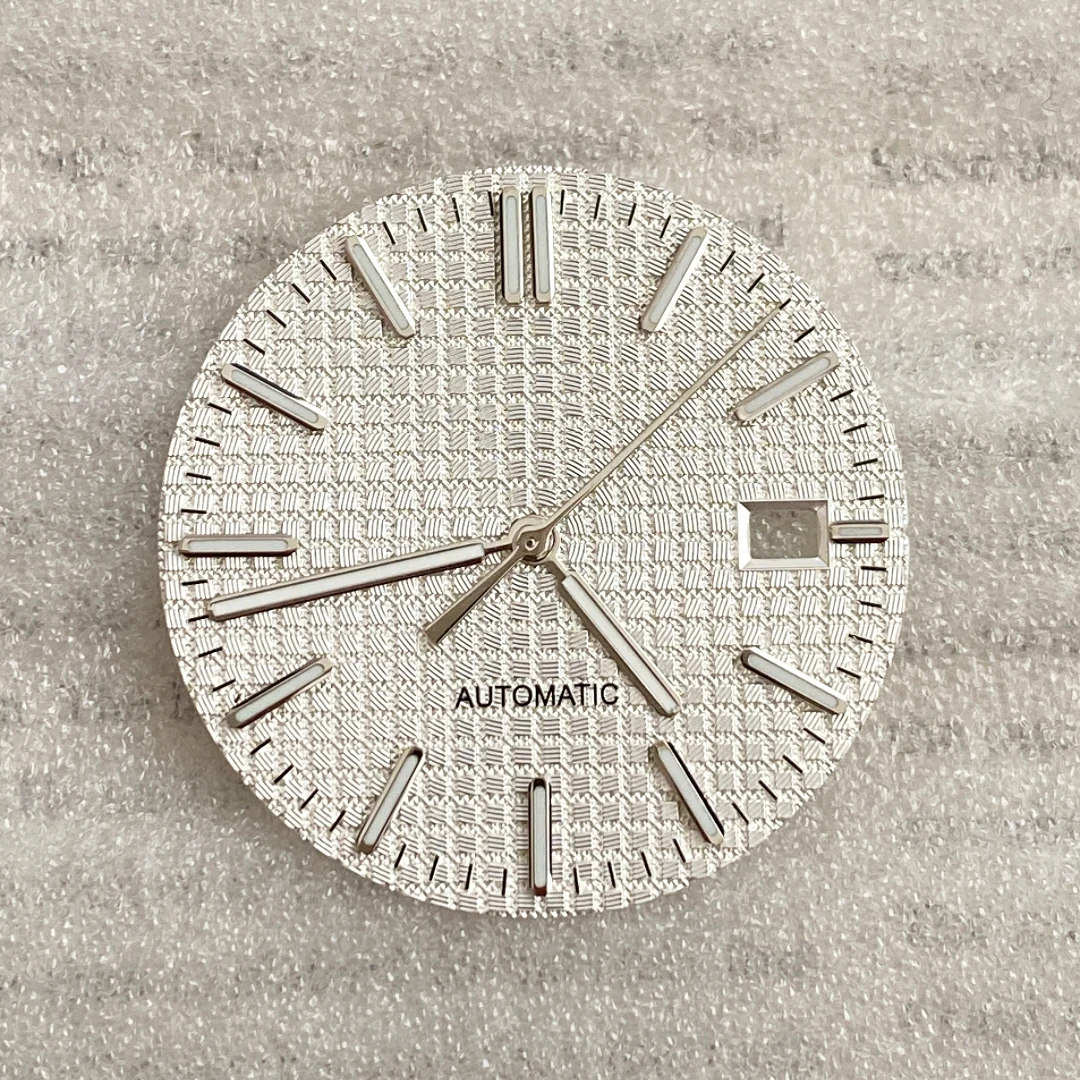 31.8 مللي متر الهراء الملمس ساعة الطلب وزارة الدفاع تاريخ نافذة ساعة الأيدي لا شعار صالح ل رويال البلوط سايكو NH35 حركة Lume ساعة ملحق