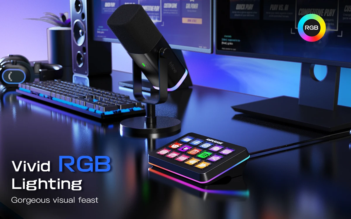 Contrôleur Arvitek 15 Touches – Clavier Tactile LCD Personnalisable Pour Stream