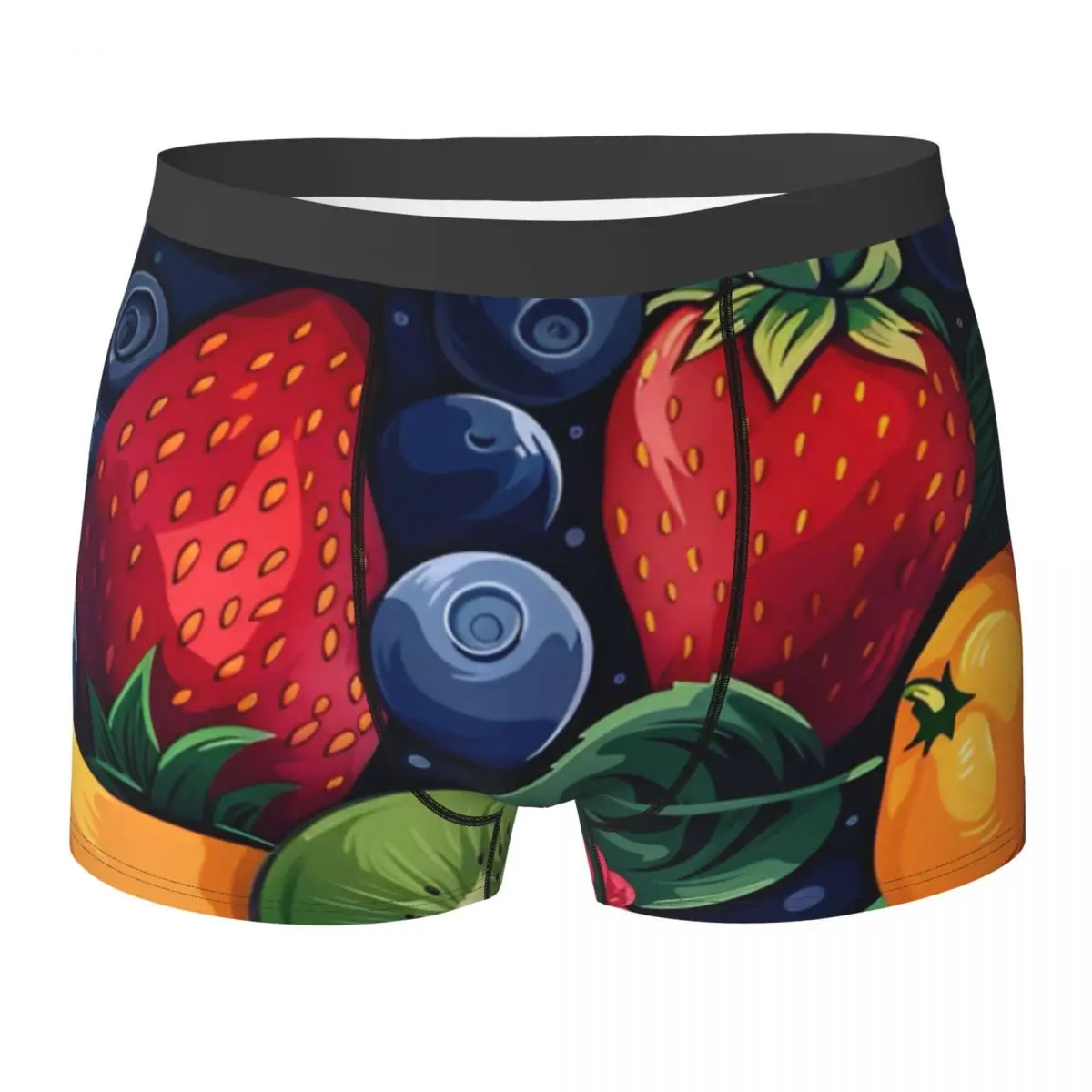 

Tropical Rainforest Fruit Underwear Customs Boxershorts High Quality Men Underpants Comfortable Boxer Brief Birthday Gift