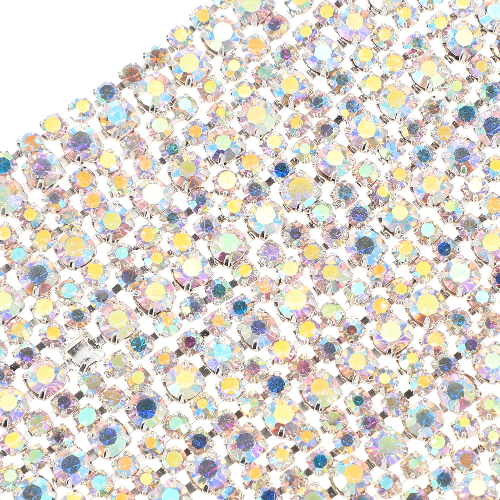 

1 Bag Glass Rhinestone Chain Craft Sewing Trim Decorative Diy Crystal Chain For Wedding Dress Clothing Phone Case Party Supplies