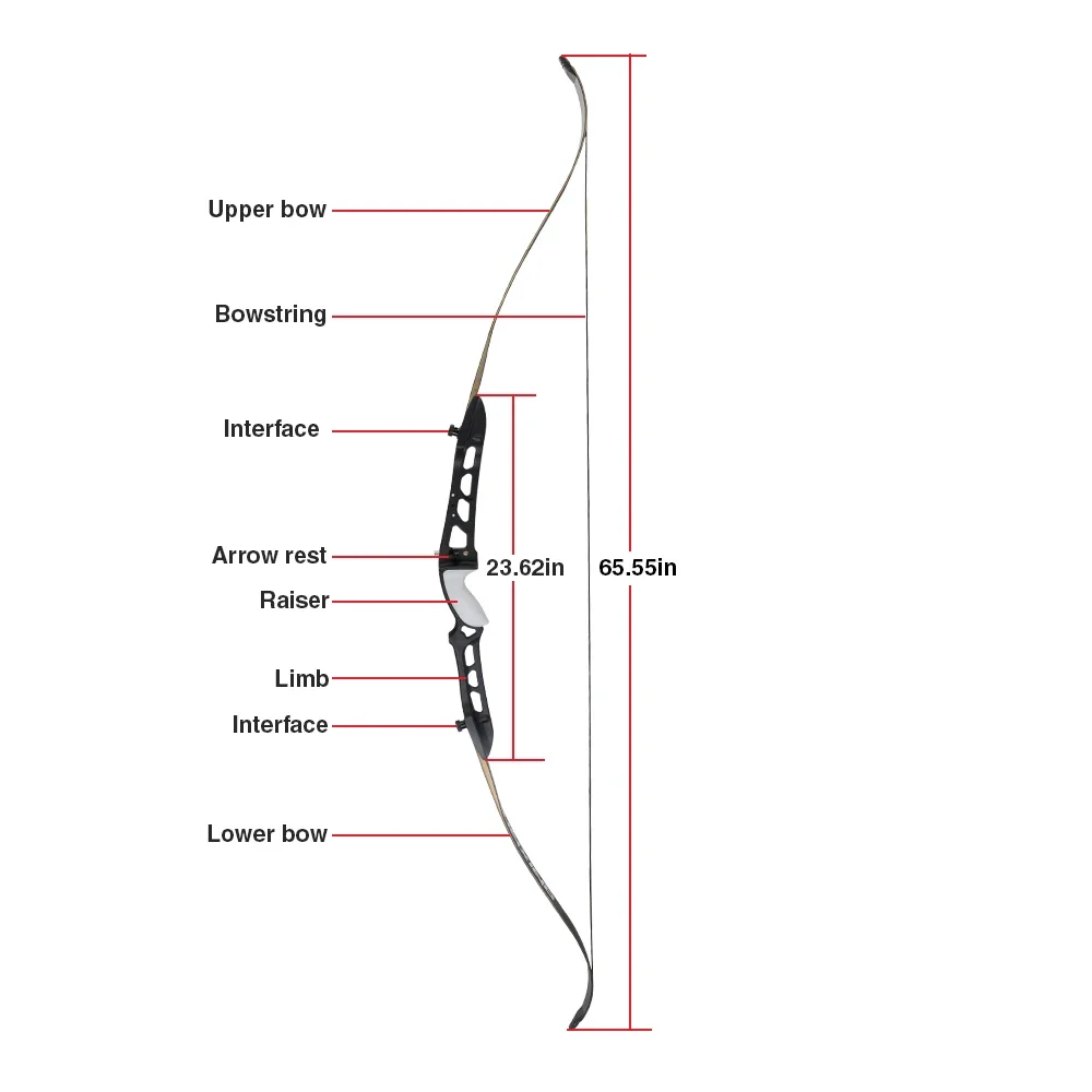 F158: La Arco Recurvo Ideal para Cazar, Disparar y Entretenimiento al Aire Libre