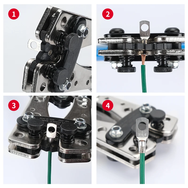 自動銅製ベアケーブル,バッテリー端子,工具,cat,6-50mm,awg 1-10, HX-50B