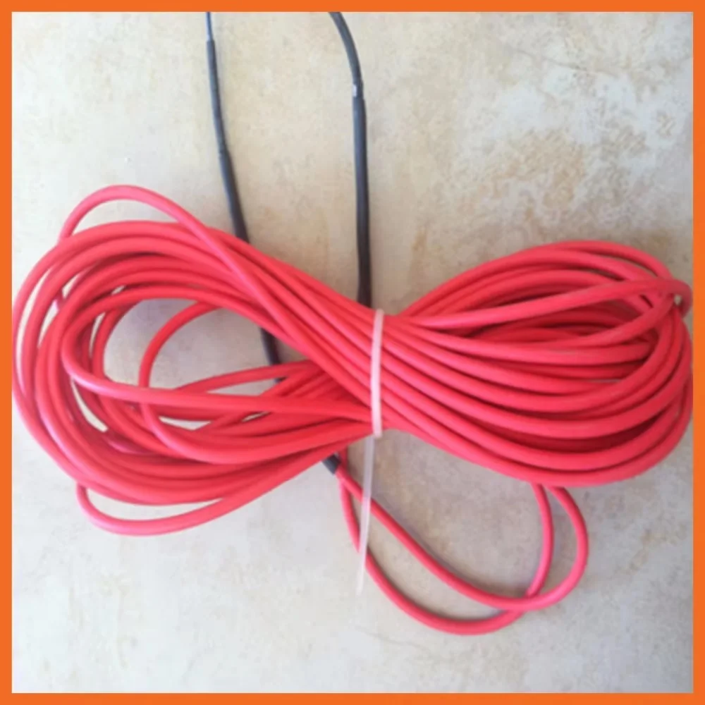 24K 10M 280W 100C Carbon Warm Floor Cable Carbon Fiber Heating Wire Electric Hotline New Infrared Heating Cable