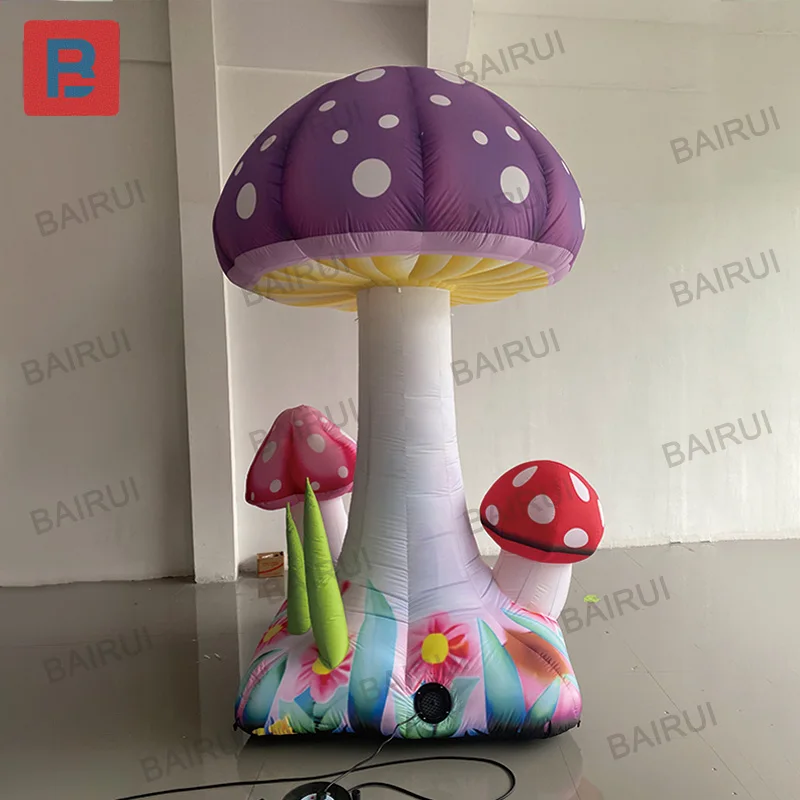 

Надувная коллекция грибов, изготовленная по индивидуальному заказу для торговых центров, великомасштабное украшение для мероприятий для кемпинга, живописных пятен.