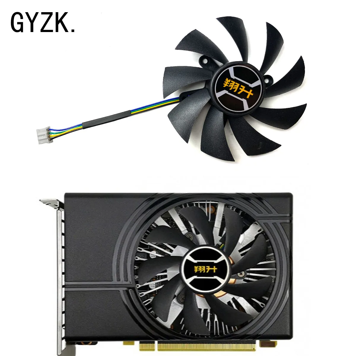 New For ASL GeForce GTX1660 1660ti 6GB Graphics Card Replacement Fan