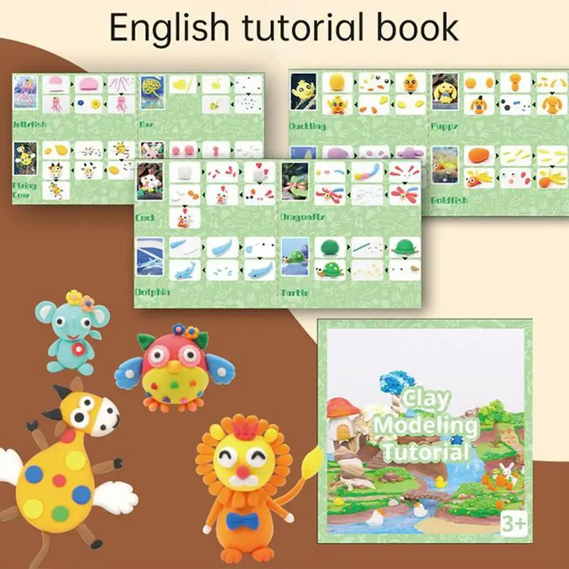 36-teiliges Magic Air Dry Clay-Set, selbsthärtendes, flexibles, leichtes, weiches Teig-Set für die Bildhauerei, sensorisches Spielen, Jungen und Mädchen, 3–12 Jahre