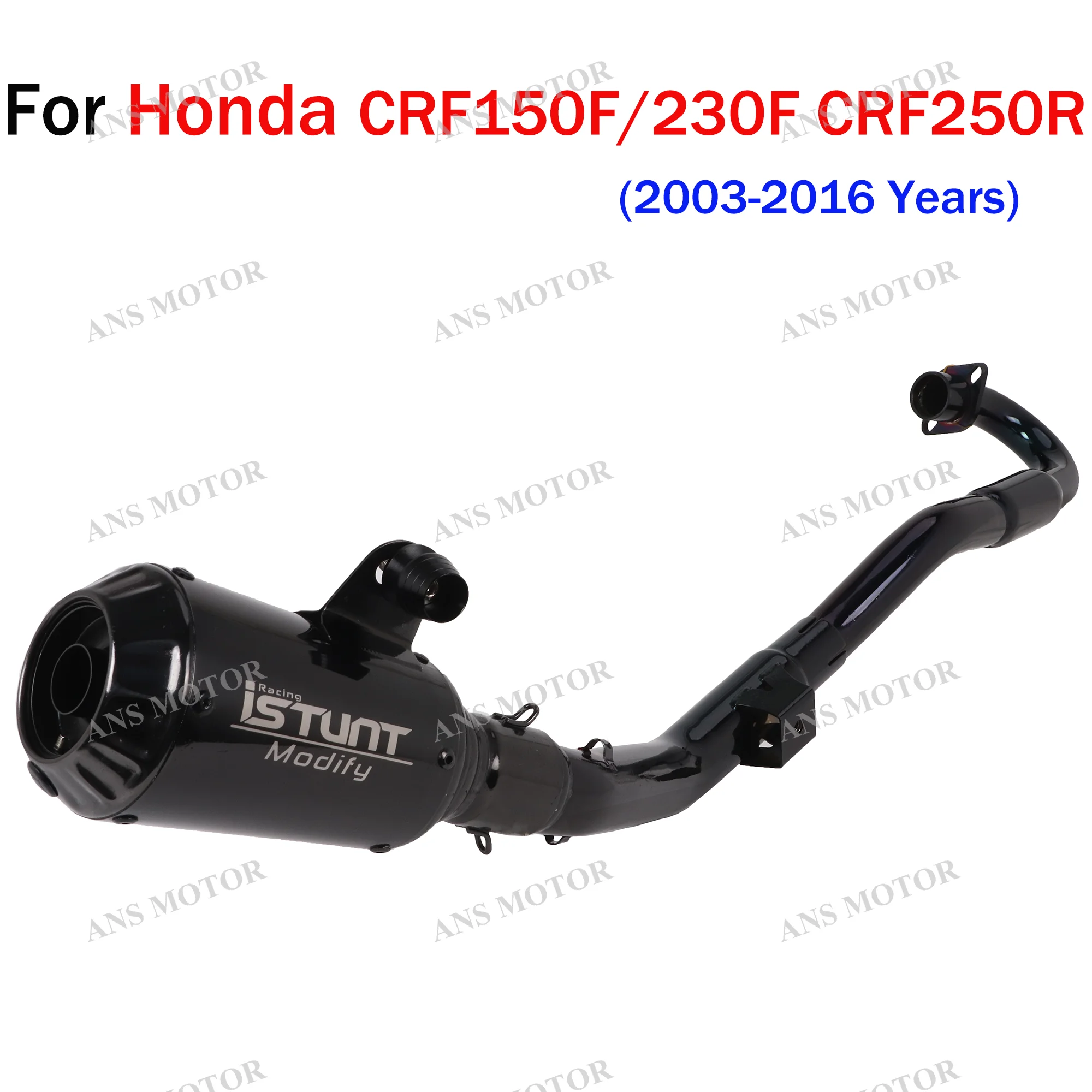 

For Honda CRF150F CRF230F CRF250R 2003-2016 Motorcycle Exhaust Escape System Slip On CRF150F Pipe With Removable DB Killer