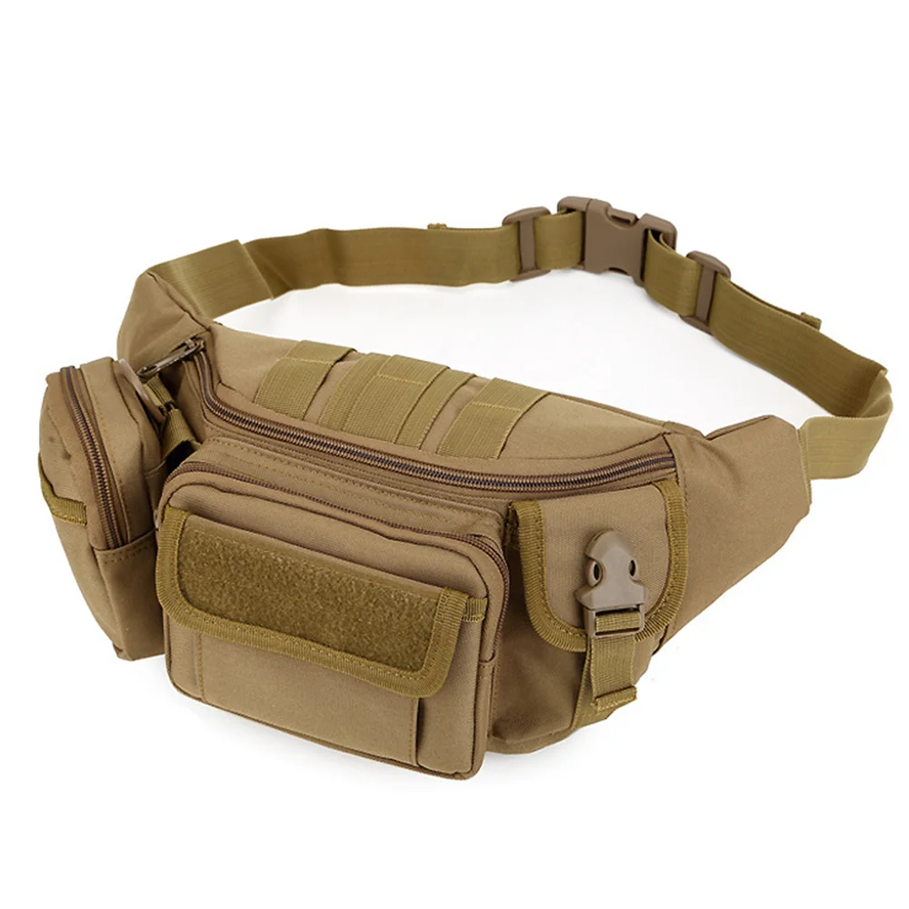 Men Waist Fanny Pack Hip Bum Belt Bags Military Assault Nylon Sports Climb Travel Hiking Male Combination Sling Chest Bag