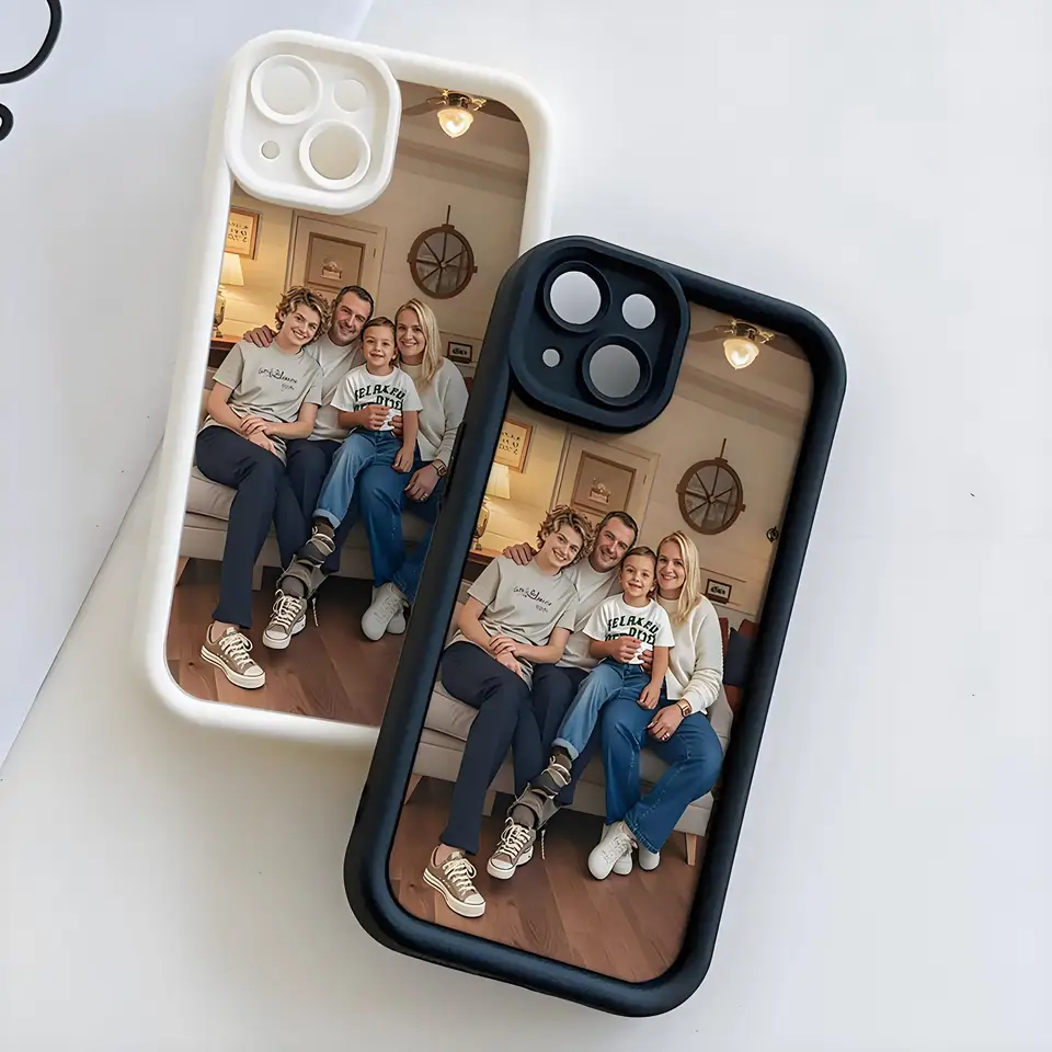 Funda personalizable de silicona suave a prueba de golpes para iPhone 17 Air 16 15 14 13 12 11 Pro Max SE 2020 2022 XS XR Plus 3