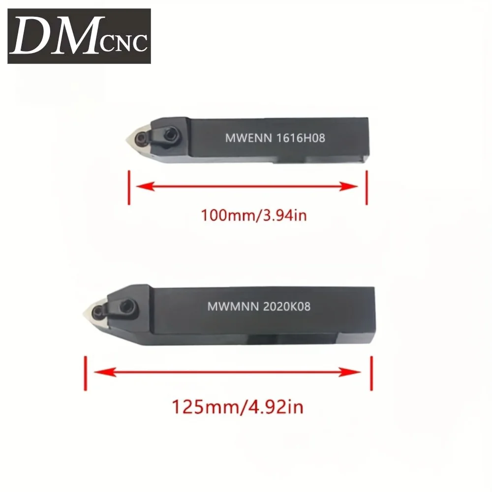 

MWENN2020K08/MWENN1616H08 Держатель инструмента + WNMG080404 Пластины 11 шт. - Токарный набор с ЧПУ