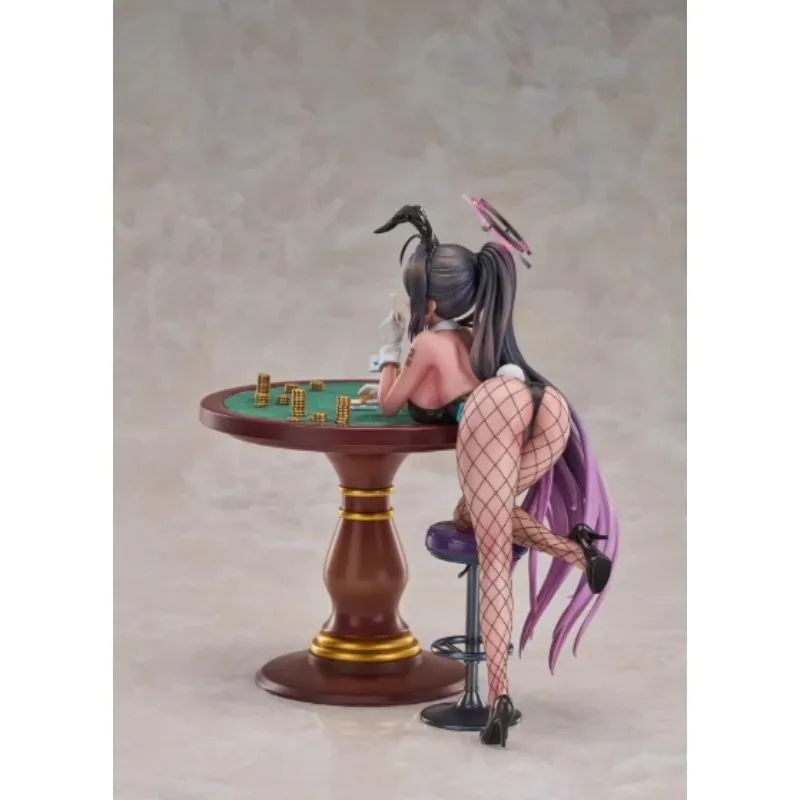متوفر في المخزون الأزرق الأرشيف Kakudate Karin Black Skin Bunny Girl Game Playing Ver. 1/7 نموذج دمى سطح المكتب الحلي مجموعات أنيمي