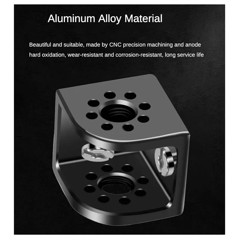 BNVN-Triangle carré accessoires d'extension de photographie 3/8 adaptateur de moniteur de Transmission d'image support de caméra boîtier d'appareil photo reflex