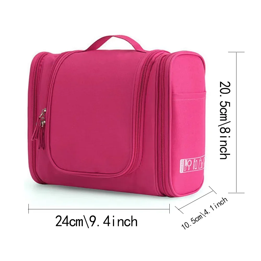 Borsa da viaggio impermeabile per il trucco delle donne nome gratuito personalizzato articoli da toeletta ad alta capacità Organizer Storage