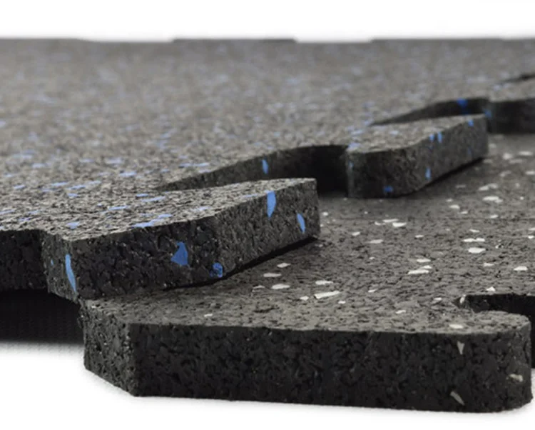 3～12mm厚の衝撃吸収再生ゴム製ジムフロア、ジム用ゴム製床材ロール