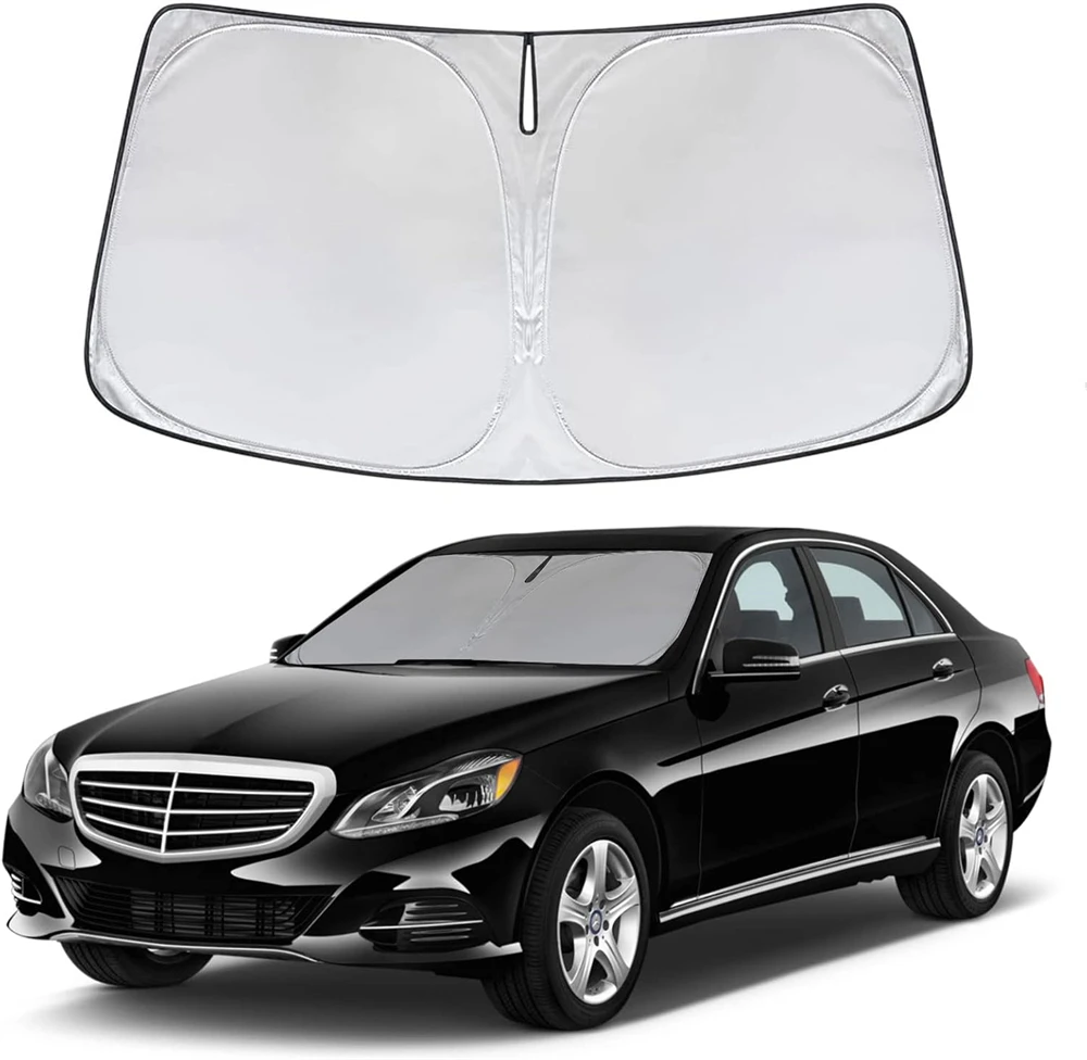 

Car Windshield Sunshade Cover for Mercedes Benz GLC 2016-2024 E-Class Front Window Sun Shade Visor UV Protector Car Accessories
