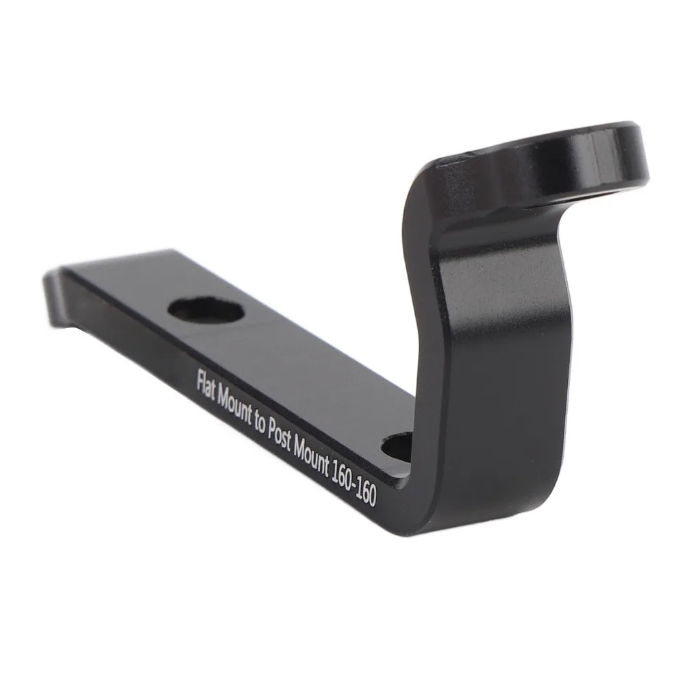 

Aluminium Alloy Disc Brake Adapter With Bolts 160mm Front Rear Disc Brake Rotor Adapter Post-to-Flat Mount Black