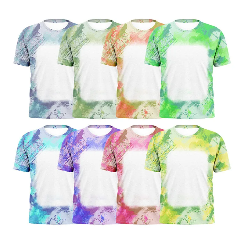 Sublimation Blank T- shirtPolyester Quick Dry Clothes Children Kids Casual Tops Tees Short Sleeve for DIY Custom Logo Boy Girls