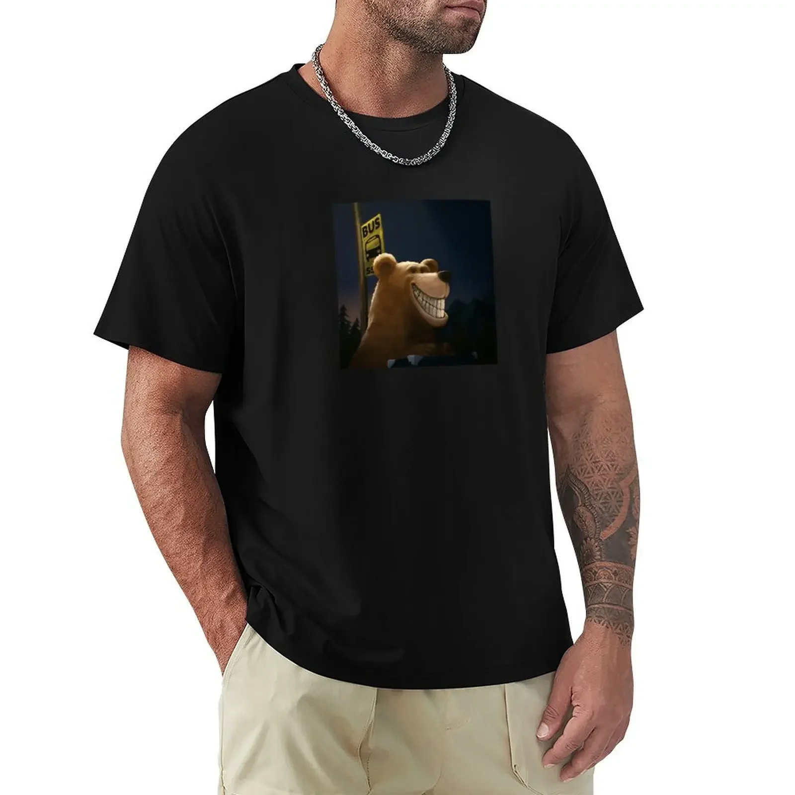 An early start, a travelling bear adventure T-Shirt summer clothes graphic shirts mens t shirts