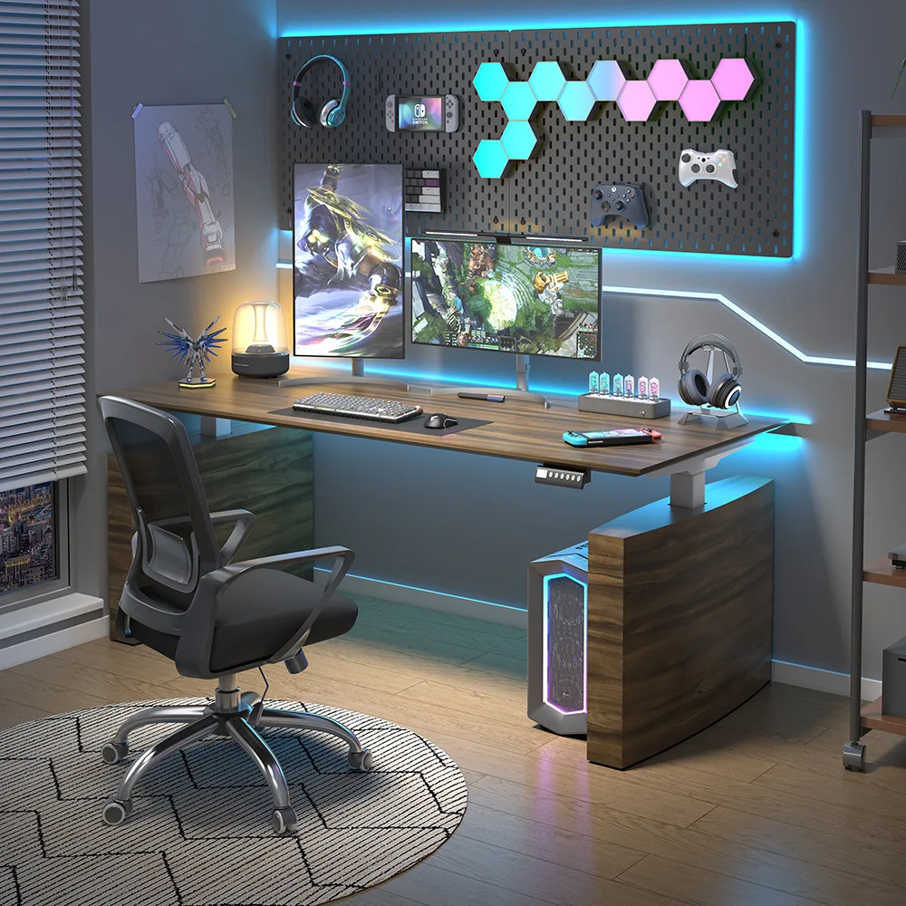 Electric Lifting Table Household Computer Table Lifting E-sports Table Learning Office Desk Intelligent Lifting Workbench