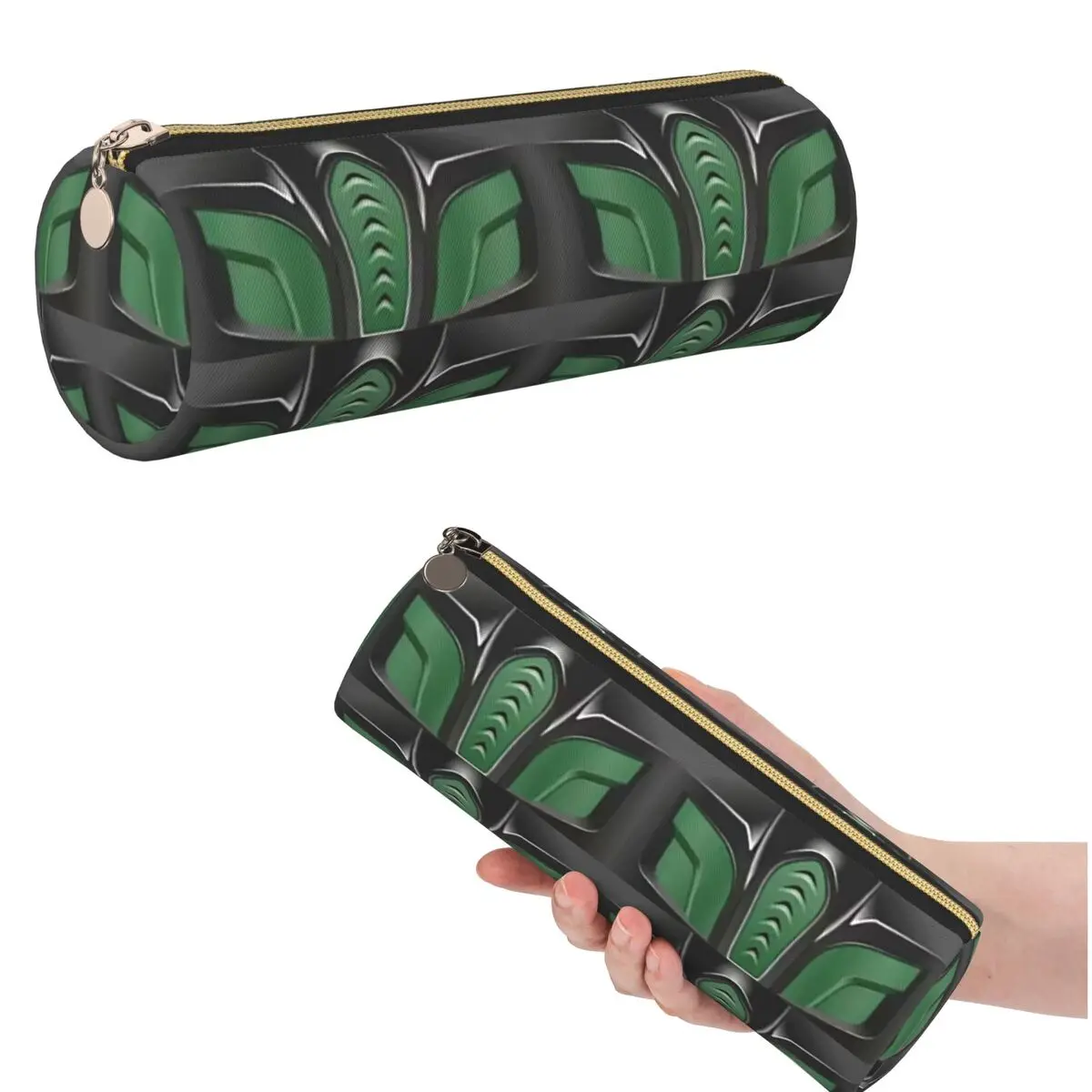 Estojo de Lápis Mortal Kombat Scorpion Sub Zero Ninja para Estudantes, Caixa Cilíndrica para Canetas, Bolsa de Lápis, Suporte para Canetas