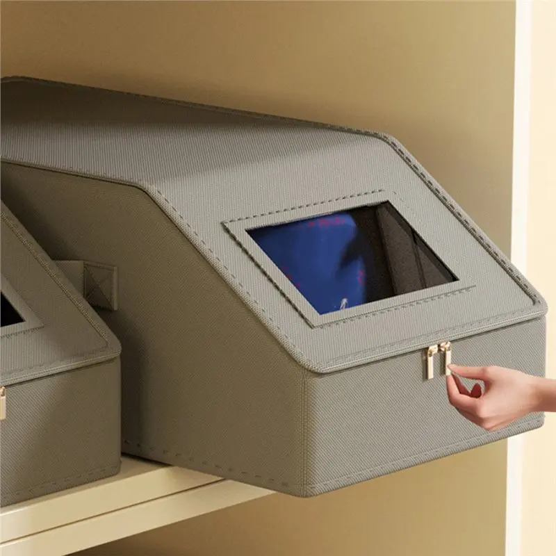 منظم من الورق المقوى القابل للتكديس لعام 2025 لقبعات البيسبول والقبعات - حاوية حامل لرف الخزانة وتخزين غرفة النوم #5