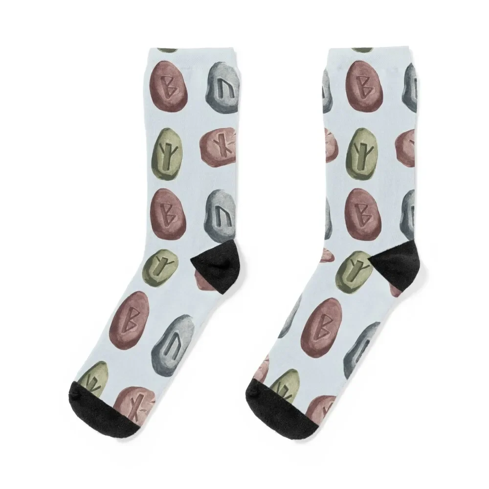 

Colourful Rune Stones Socks floor kawaii luxury Socks Male Women's