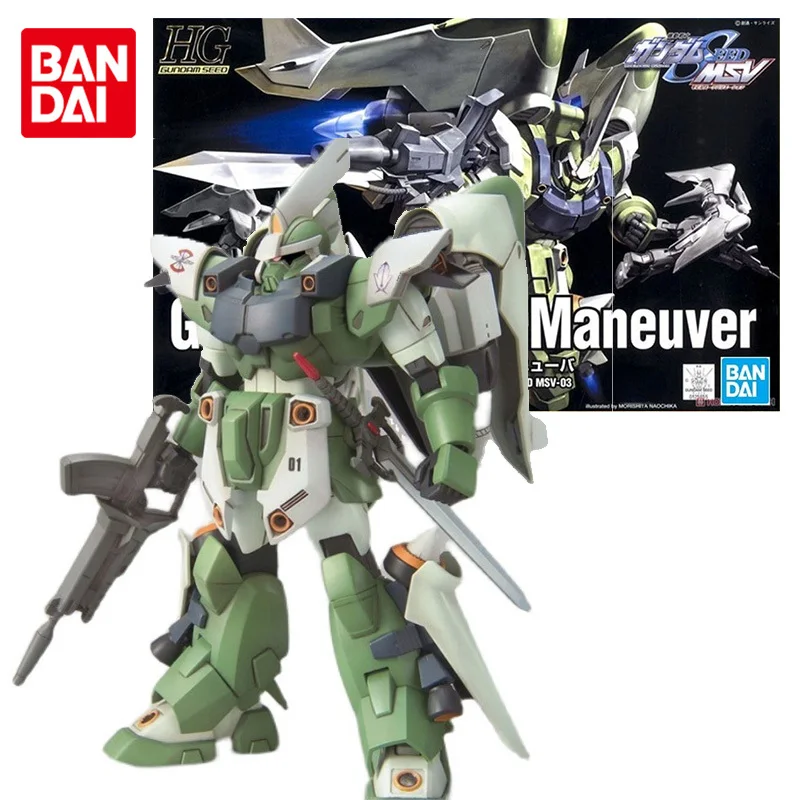 

Bandai Genuine Gundam Model Kit Anime Figure HG 1/144 MSV Ginn Typr High Maneuver Gunpla Anime Action Figure Toys for Children