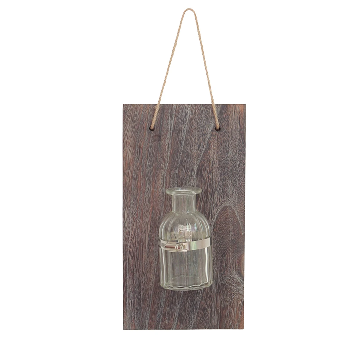 

Retro Wall Decoration Pendant Delicate Design Creative Vase Hydroponics Rustic Home Flower Container Bamboo
