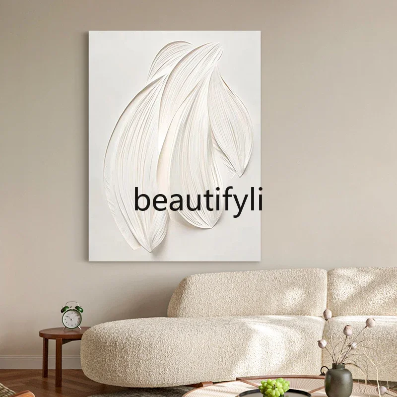 03.Cream Style Decorative Painting Living Room Texture Painting Entrance Hall Restaurant Three-Dimensional Painting