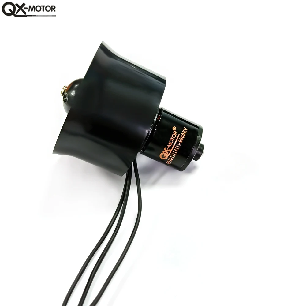 QX-Motor 30mm EDF 6 Blades Fan With QF1611(1311) Brushless Motor 6000KV 7000KV 5000KV 4000KV For DIY RC Airplanes Model Parts