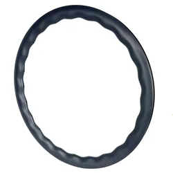 700C 31mm External Width Super Light Gravel Carbon Fibre Bike Rims Wave Design Toray T700+ T800 Tubeless With Hook Bicycle Rims