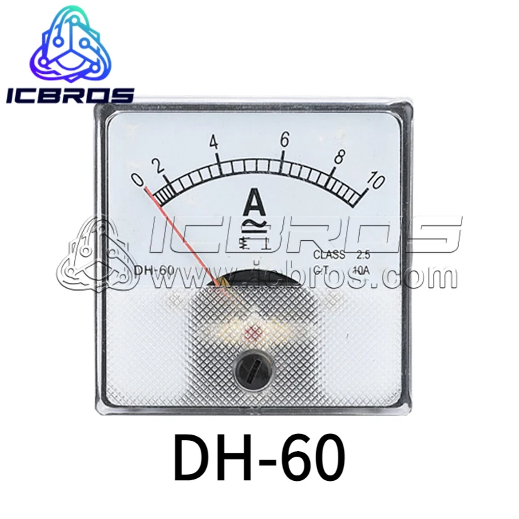 DH60 Pointer DH-60 DC Ammeter 10A 20A 30A 50A 75mv  75A 10A 3A 250A 5A 100A 15A 150A 2A 300A 400A 20A 30A