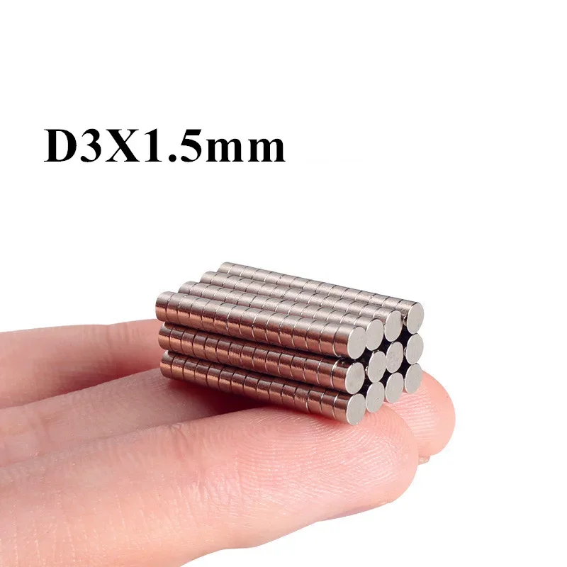 5/10Pcs Neodymium Magnet NdFeB Round Super Powerful Strong Permanent Magnetic imanes Disc 3*1.5