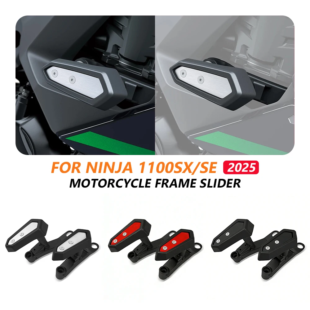 Protectores de Motor para Motocicleta Kawasaki Ninja 1100SX SE 2025, Deslizadores de Chasis, Protectores Anticaída Z1000 SX 2025, Guarda Motor 1100SE 1100 SX