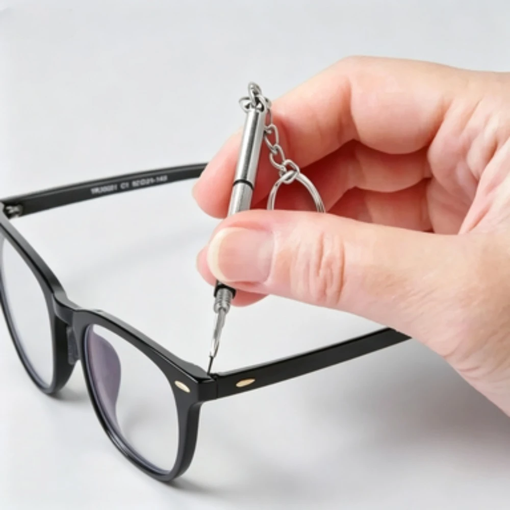 1/2Pcs Mini 3 in1 Screwdriver, Portable Eyeglasses Watch Repair Kit, Practical Household Hand Tool
