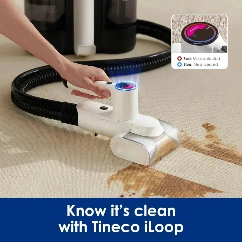 PMD4-TTinecoes CARPET ONE Spot منظف السجاد والمفروشات اللاسلكي الذكي، محمول، خفيف الوزن، تشغيل هادئ، LED،