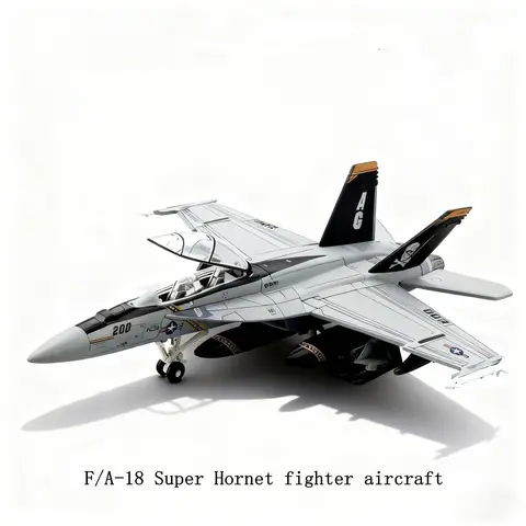 New Airplane 1/72 Scale F-18 Aircraft DIY Model Simulation Assembly Decoration Aviation ABS Plastic Toy F18 Planes