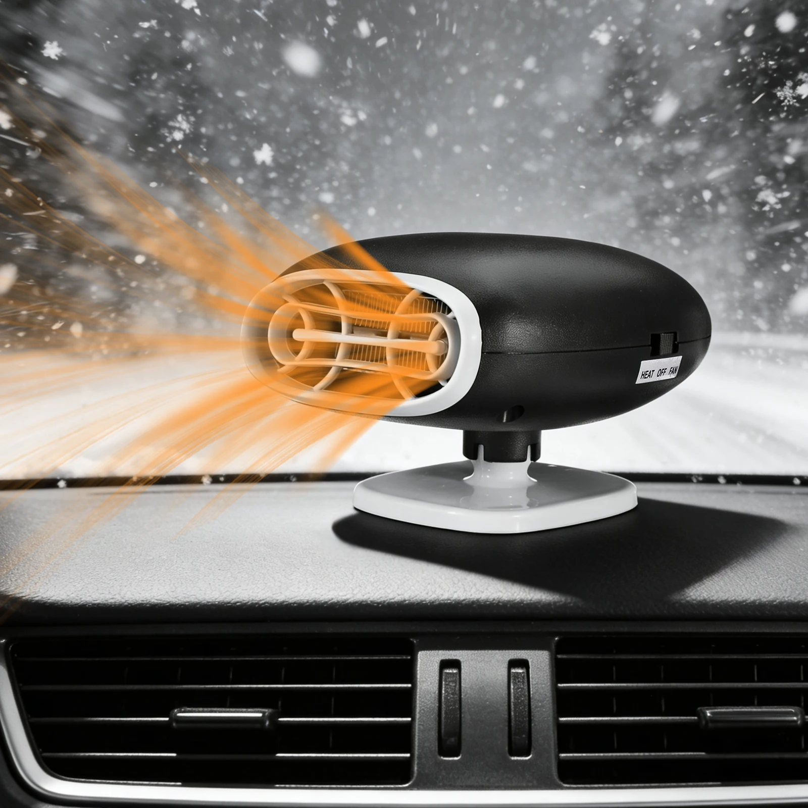 

12 В 150 Вт автомобильный обогреватель портативный электрический вентилятор отопления вращающийся на 360 градусов размораживатель окон антизапотеватель лобового стекла автомобиля антизапотеватель