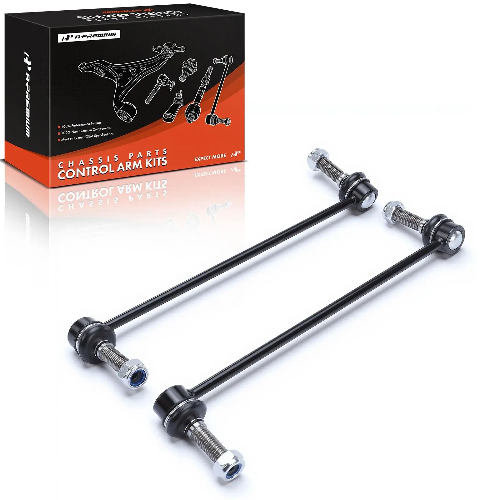 A-Premium 2x Front Left & Right Stabilizer Sway Bar End Link for Ford Explorer 2011-2019 Police Interceptor Utility 2013-2019
