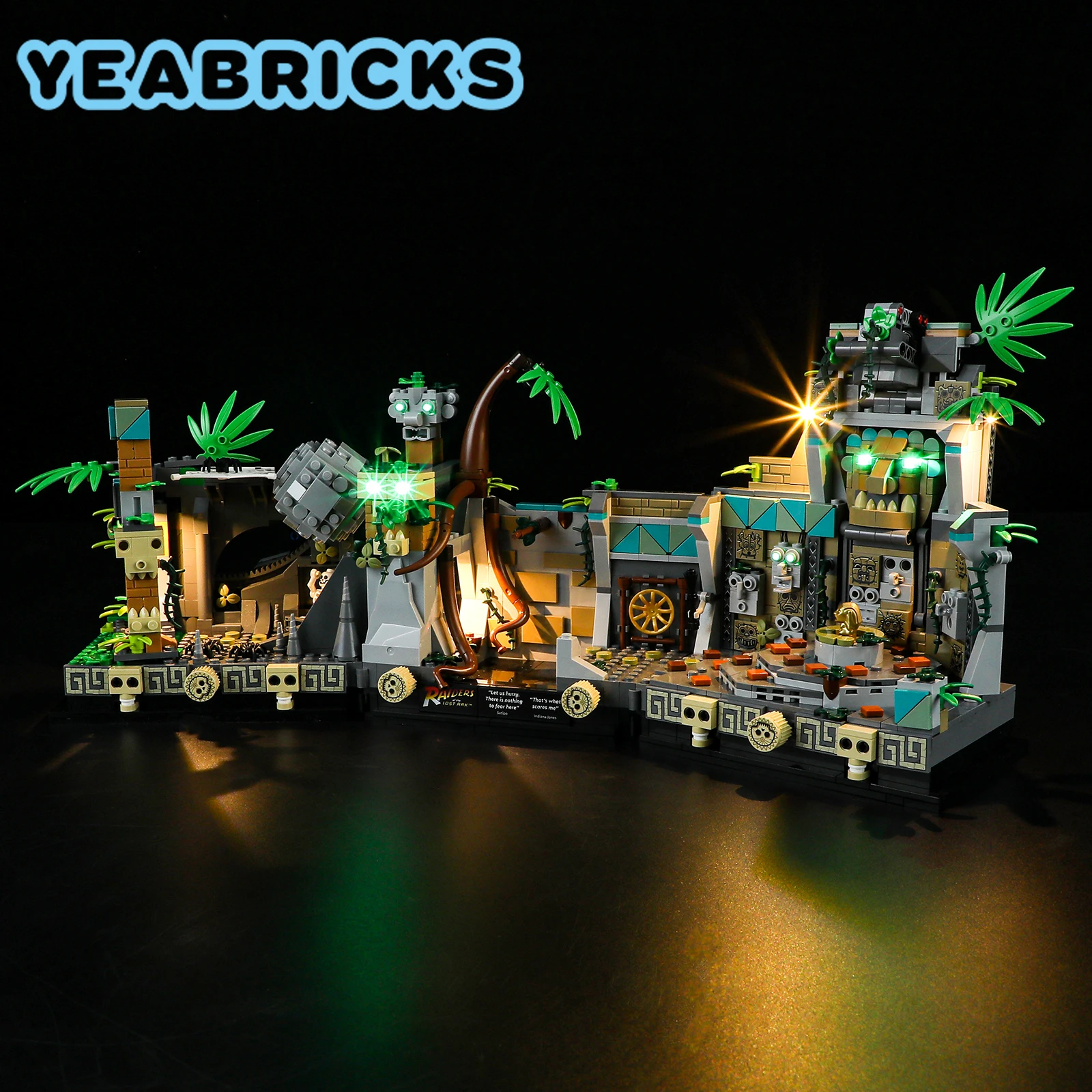 

YEABRICKS LED Light Kit for 77015 Temple of the Golden Idol Building Blocks Set (NOT Include the Model) Bricks Toys for Children