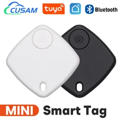 CUSAM Tuya Smart Tag Wireless Bluetooth Tracker Child Pet Bag Wallet Key Finder Locator Anti Lost Siren Alarm