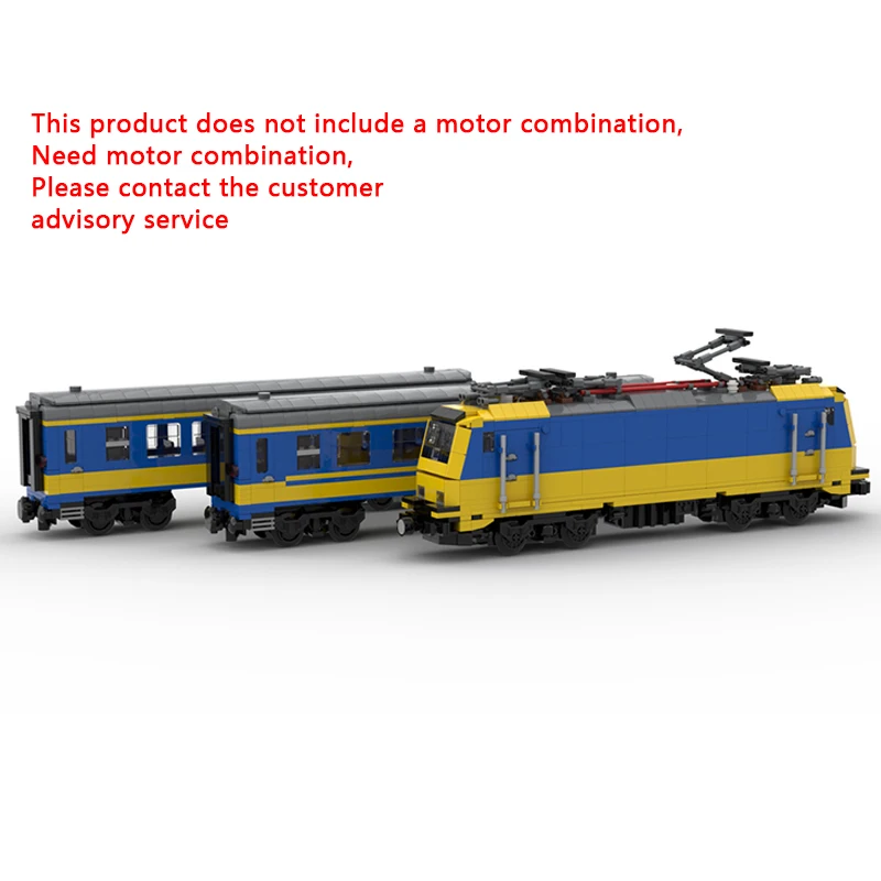 

City Car Model MOC Building Bricks Electric Locomotive Modular Technology Children Holiday Gifts Assemble Toys Suit