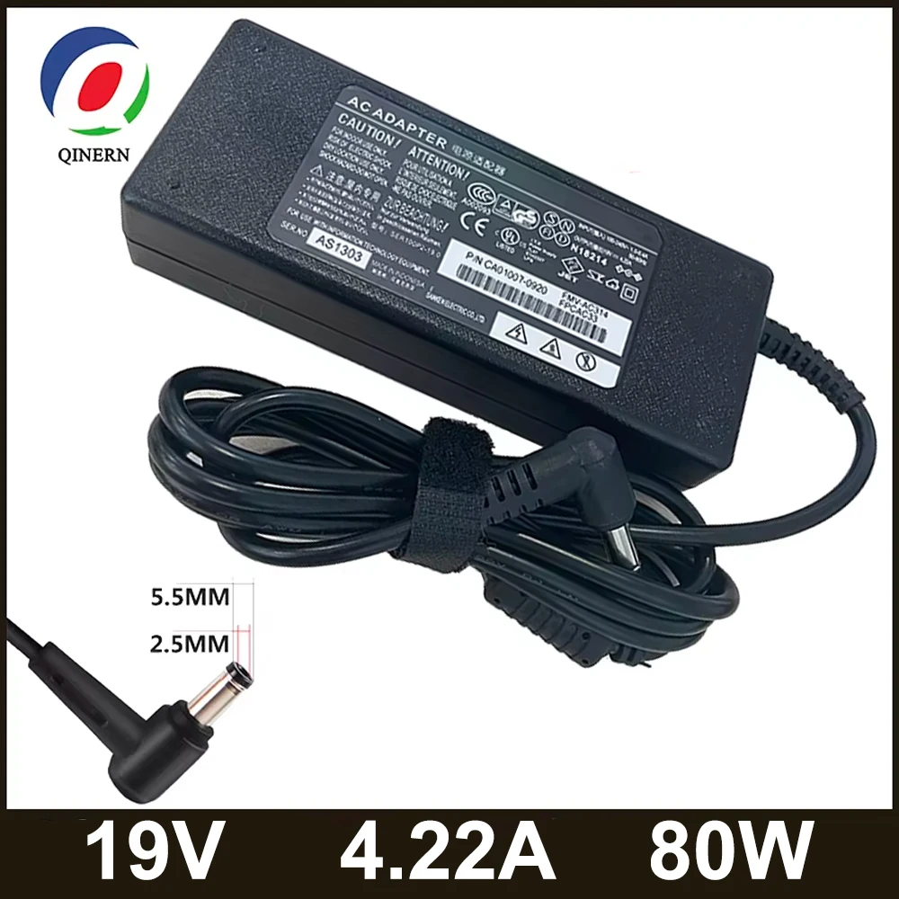 19V 4.22A 80W Laptop Charger Power For Fujitsu Lifebook Adapter ADP-80N AH531 AH550 B6220 AH532 AH530 AH522