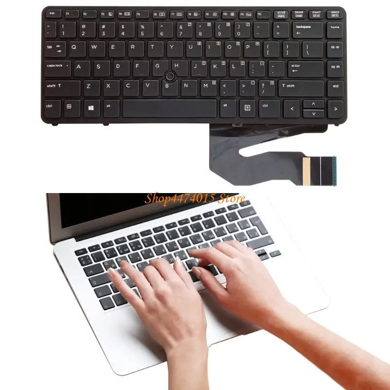 

K1AA For EliteBook 840 G1 850 G1 US Keyboard Backlit Black Color US English