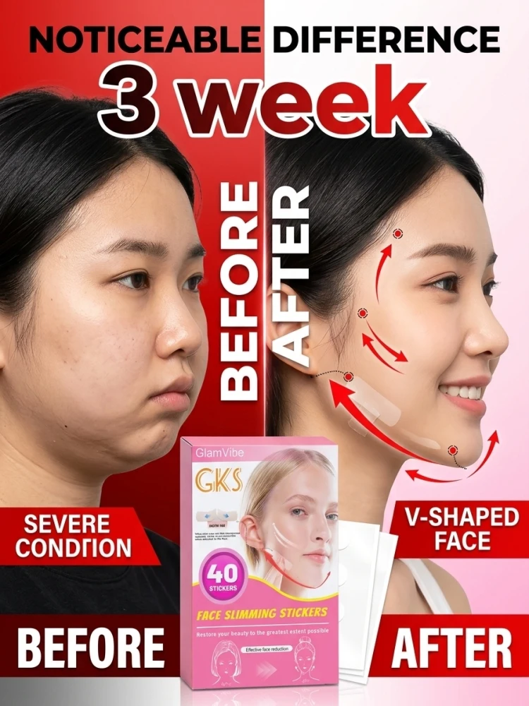 Face Lifting Invisible Beauty Stickers, Temporary Facial Contour Decor Patches, Modify Face Look, Assist Contour Shaping, Invisible Thin Face Makeup Accessory for Daily Beauty