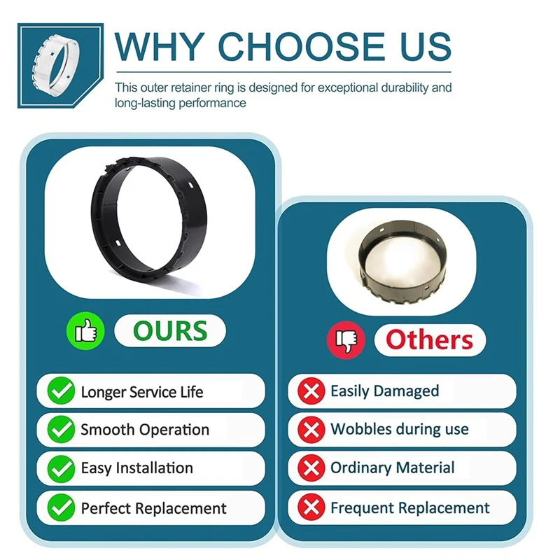 585193MA Outer Retainer Ring For Murray B&S Craftsman Retaining Ring Outer And Inner Snowblower Chute